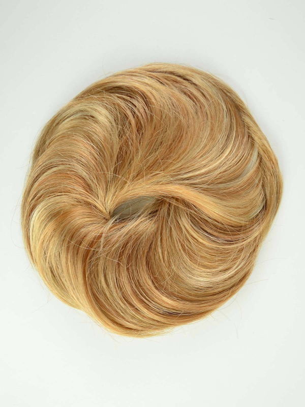 New Big Scrunchie Gisela Mayer: synthetischer Dutt-Scrunchie 12 cm, sofortiges Volumen und einfaches elastisches Band