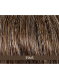 Herrenperücke High End George Gisela Mayer: glattes Haar, natürliches Volumen, unsichtbarer Filmtüll (Farbe 6MS).
