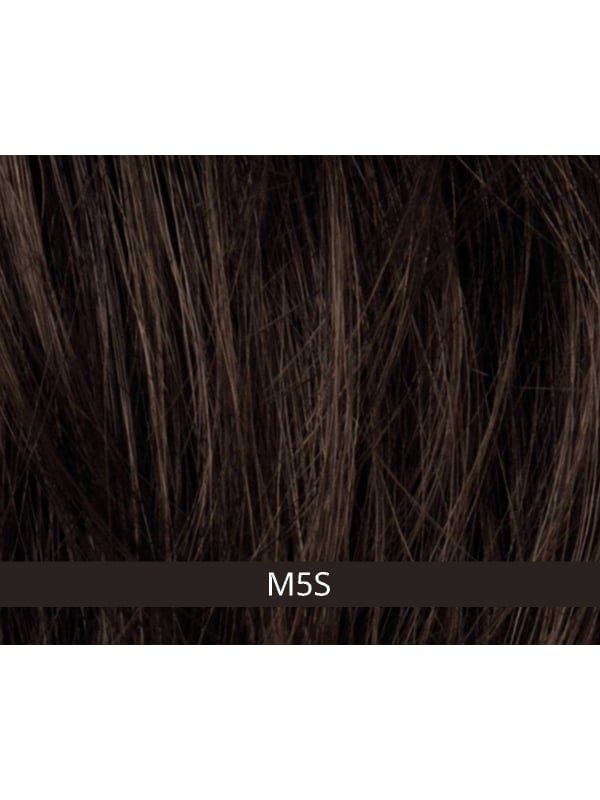 Herrenperücke Roger 5 Stars 2.0 HAIRforMANce, seitlicher Scheitel, transparentes Kinofilm-Tüll, natürliches Volumen