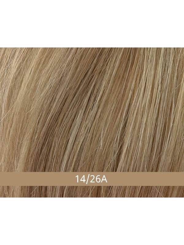 Volumateur Top Bob Gisela Mayer: gerader Bob 16 cm, Monofilament, 4 Clips, Basis 17x17 cm für natürliches Volumen