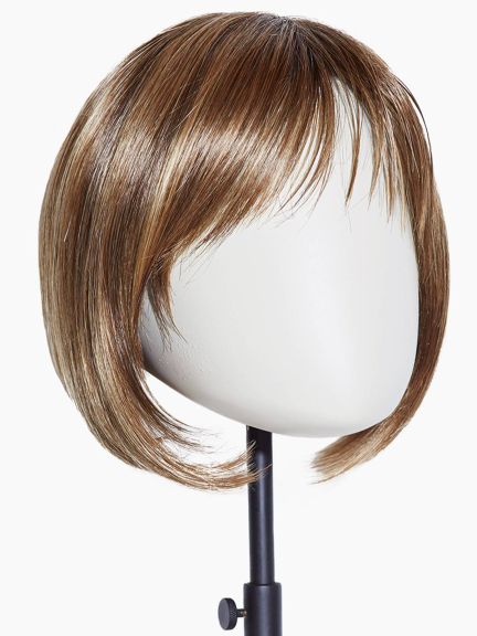 Befestigen Sie Top Comfort Page: quadratischer mittelanger Volumizer mit Pony, clipsen Sie ihn für natürliches Volumen