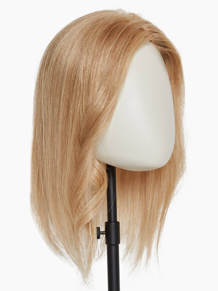 Haarteilverdichter HH Top 30 cm aus 100% Remy-Echthaar - Monofilament, 4 Clips