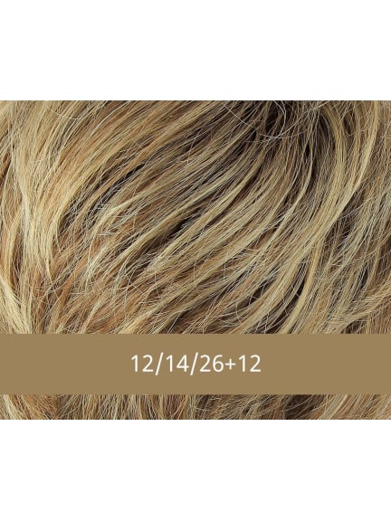 Perücke Visconti Gold Page — eleganter mittellanger Bob mit unsichtbarem Stirnrand