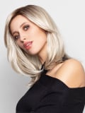Perücke Luna Lace Gisela Mayer: langes glattes Haar, Abstufung um das Gesicht, Lace-Abschluss für einen natürlichen Effekt.