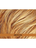 Perücke New Easy Gisela Mayer: halblang synthetisch, natürlicher Pony, Volumen oben, ideal bei Alopezie.