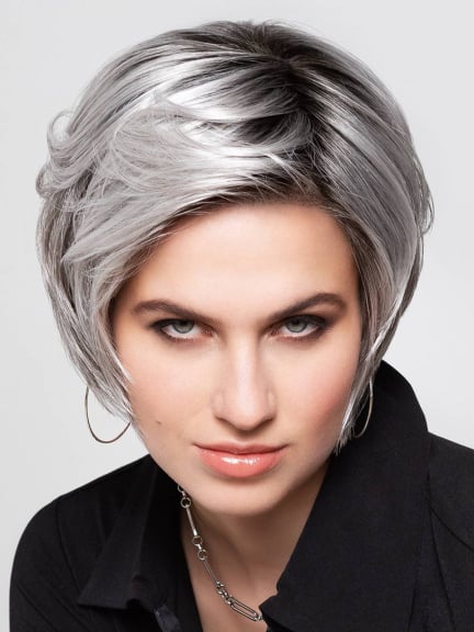 Perücke Touch Mono Lace, geflochtene Montur, Monofilament und modulierbarer Pony