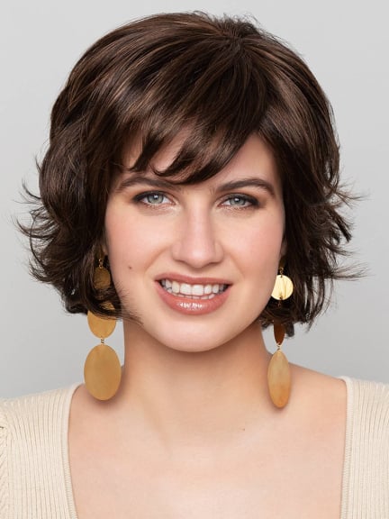 Perücke Elegance, mittellanger Bob mit natürlichem Pony – kaschiert Alopezie mit Eleganz
