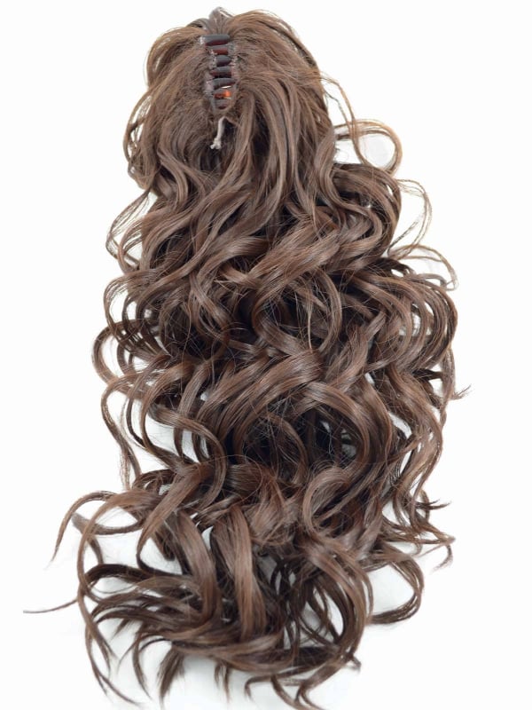 Mini Clip Long Gisela Mayer: 60 cm lockige Clip-Extension, Kunstfaser, natürlicher und femininer Effekt