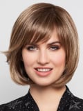 Perücke Super Page Gisela Mayer: glatter kurzer Bob, schicker Stil, rahmt das Gesicht ein
