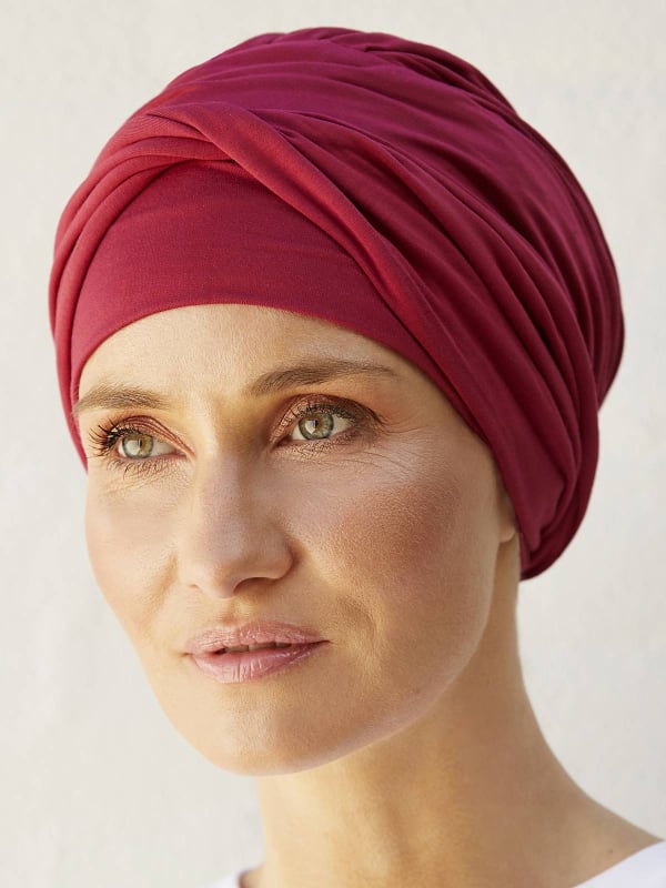 Turbanmütze Easy Bambou Christine Headwear aus Bambus-Viskose Caretech®, weich und atmungsaktiv, ideal bei Alopezie oder Chemo