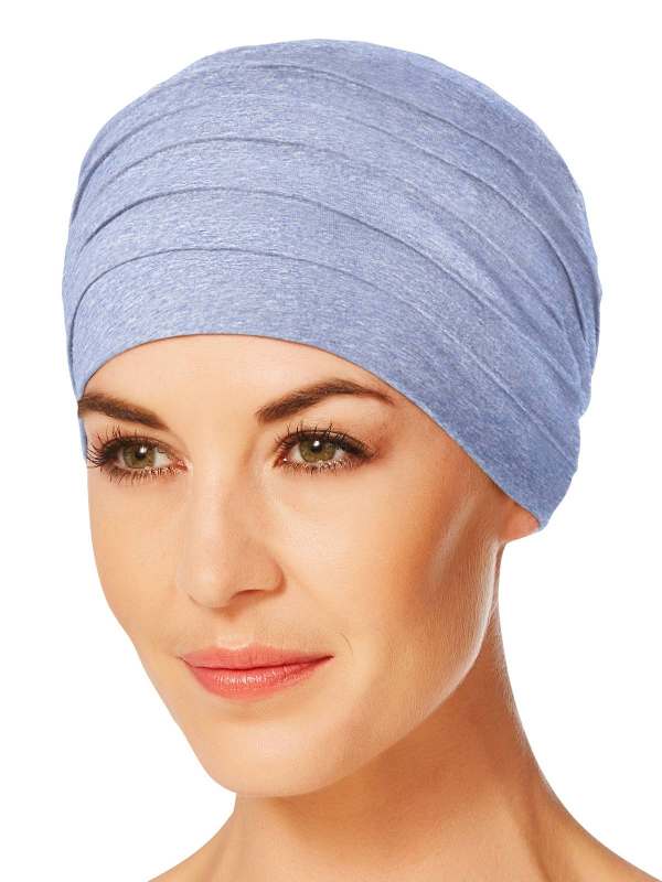 Mütze Zen Bambou Christine Headwear aus Bambus-Viskose Caretech®: diskreter Turban, weich und atmungsaktiv für empfindliche Kopf