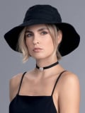 Hut Mava mit breiter Krempe aus Baumwolle und Leinen: elegant, bequem, ideal zum Schutz vor der Sonne in diesem Sommer.