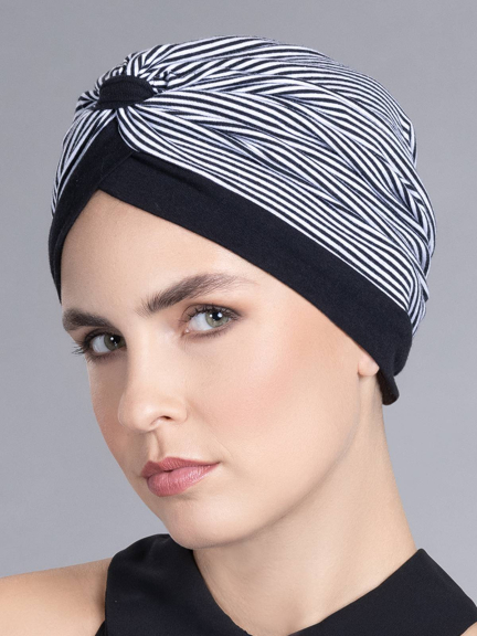 Kiona Baumwollturban in eleganter Farbe von Ellen Wille