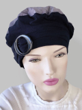 Turban Jules von MMParis aus plissierter Bambusfaser, leicht und atmungsaktiv, natürliches Volumen für einen femininen und komfo