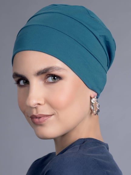 Tala Turban in frischen Sommerfarben von Ellen Wille