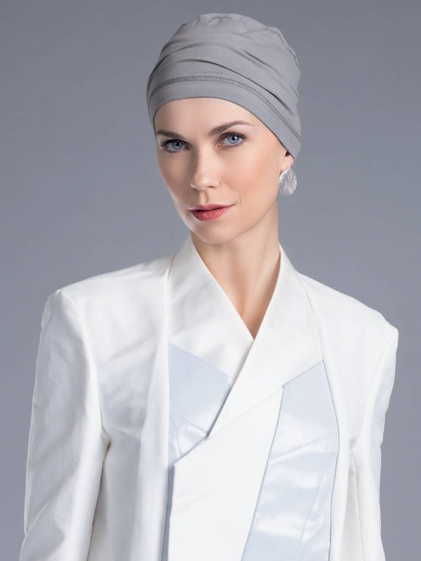 Turban Easy Fit aus weicher Baumwolle: bequeme und elegante Mütze, allein oder mit Accessoires für mehr Volumen zu tragen