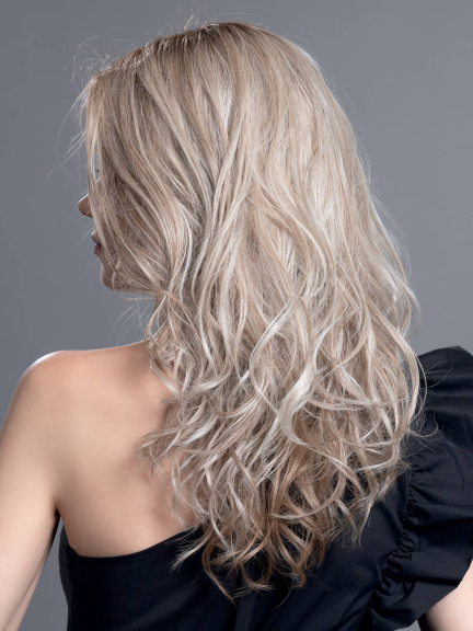Perücke Diva Mono Part Ellen Wille — lange luftige Locken, extra-großer Film-Tüll