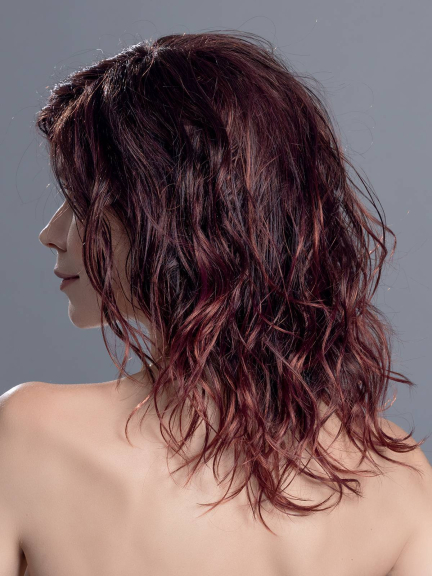 Touch Mono Part Perücke mit glamourösen Wellen und unsichtbarer Kante