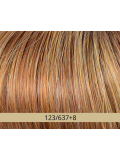 Perücke Duo Emma Gisela Mayer halblang wellig: 30% Remy-Haar, 70% hitzebeständige Faser, natürliches und modernes Erscheinungsbi