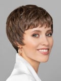 Perücke Duo Fiona Gisela Mayer: eleganter Kurzhaarschnitt, unsichtbares Kinotüll, 30% natürliches Remy-Haar & thermobeständige K
