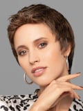 Perücke Duo Fiona Gisela Mayer: eleganter Kurzhaarschnitt, unsichtbares Kinotüll, 30% natürliches Remy-Haar & thermobeständige K