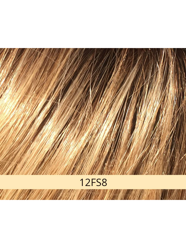 Perücke Elizabeth Jon Renau halblang aus HD-Faser: natürlicher, dezenter Look, Styling bis 135°C möglich