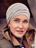 Turban-Mütze Nomi Christine Headwear aus Supima-Baumwolle Caretech®, weich und atmungsaktiv, mit gefaltetem Stirnband für natürl
