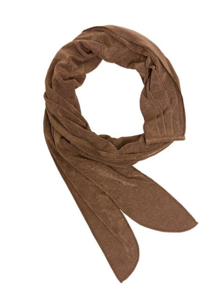 Foulard Boho Christine Headwear auf Mütze/Turban Boho befestigt: leichtes Accessoire mit Druckknöpfen, ideal bei Alopezie.