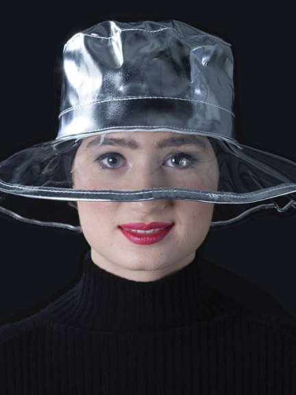 Regenhut Tiana – 100% PVC, hochglänzende Farbe