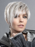 Perücke Amaze Mono Part Ellen Wille: asymmetrischer Kurzhaarschnitt, lange Ponyfransen, Prime Hair hitzestylebar bis 160°C, natü