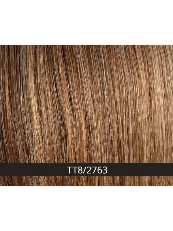 Perücke Supreme Lady Gisela Mayer halblang: Mix 50% Remy Hair & Thermofaser 120°C, Cinema-Tüll, Komfort und Diskretion.