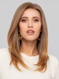 Perücke Supreme Moda Gisela Mayer: schulterlang, Remy Hair 50% + Faser 50%, dezenter Kinotulle und Komfortkappe