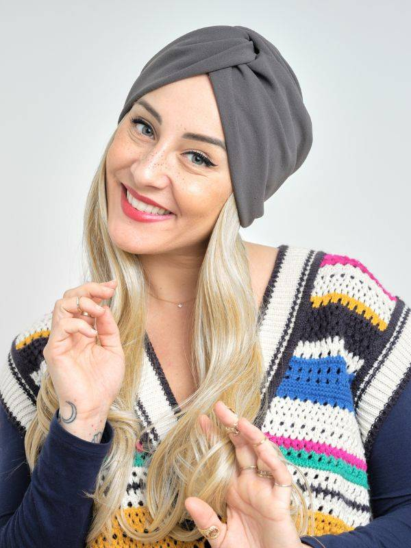 Lange wellige Haarkrone Les Franjynes aus Premium-Kunstfaser, zu tragen unter Turban, Kopftuch oder Mütze