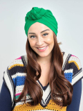 Lange gewellte Haarkrone Les Franjynes aus Premium-Kunstfaser, zu tragen unter Turban, Tuch oder Mütze
