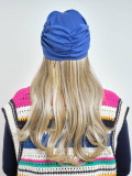 Lange gewellte Haarkrone Les Franjynes aus Premium-Kunstfaser, zu tragen unter Turban, Tuch oder Mütze