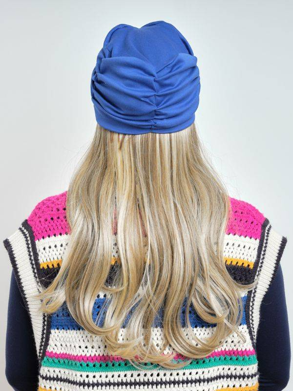 Lange gewellte Haarkrone Les Franjynes aus Premium-Kunstfaser, zu tragen unter Turban, Tuch oder Mütze