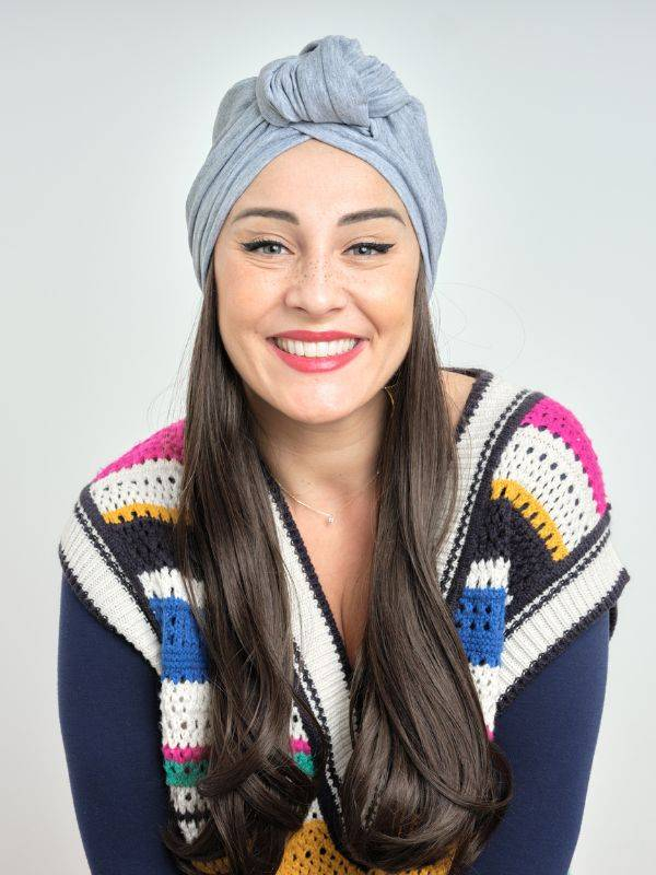 Lange gewellte Haarkrone Les Franjynes aus Premium-Kunstfaser, zu tragen unter Turban, Tuch oder Mütze