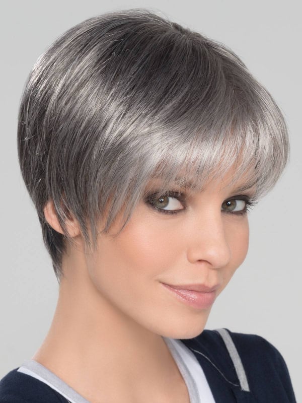 Damenperücke Ellen Wille Seven Mono Part: eleganter kurzer Schnitt aus hochwertigen Kunstfasern, natürliches Erscheinungsbild un