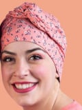 Turban Adele Imprimé MMParis aus Bambusfaser, leicht, weich und atmungsaktiv