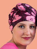 Turban Adele Imprimé MMParis aus Bambusfaser, leicht, weich und atmungsaktiv