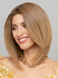 Medizinische Perücke Gisela Mayer Prime Page Deluxe HH: natürliches Remy-Haar, halblang 28–35 cm, Plonge-Effekt, unsichtbarer Fr