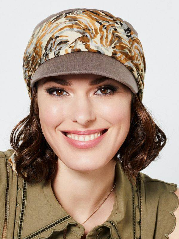 Casquette New Emma Gisela Mayer aus Bambus, weich und atmungsaktiv, ideal nach Chemotherapie, Alopezie oder Alopecia areata