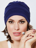 Chemo-Turban Luna Gisela Mayer aus Bambusfaser: weich, atmungsaktiv und hypoallergen, ideal bei Haarausfall.