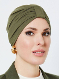 Gefalteter Chemo-Turban Aktion Gisela Mayer aus weichem Bambus – natürliches Volumen, Tragekomfort Tag & Nacht