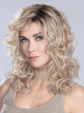 Perücke Heaven Mono Part Ellen Wille: langes lockiges Haar, natürlicher Look, unsichtbarer Rand, hitzebeständige Faser 130°C