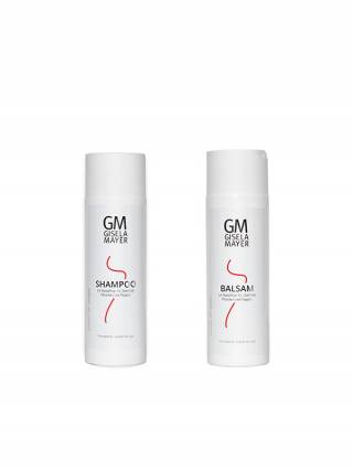 Synthetik-Haarpflege-Paket: 1 Shampoo + 1 Balsam Gisela Mayer