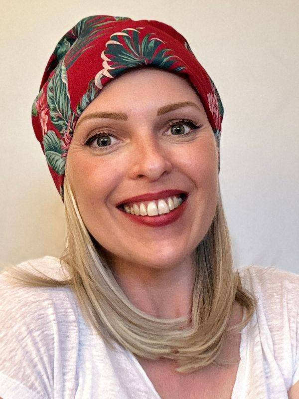 Haarkrone Krownie Bikiwig aus Thermofaser 180°C, natürlicher Blunt-Bob-Effekt, ideal unter Turban, Mütze oder Hut
