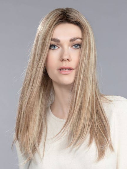 Boheme Mono – Lange Perücke 100% Remy Hair, frisierbar bis 160°C, diskreter Stirnrand