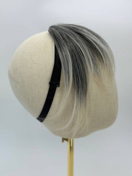 Bangie Pony aus synthetischer Faser – natürlicher Look, verstellbares rutschfestes Stirnband