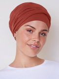 Turban Viva Twin Set Christine Headwear: Mütze + abnehmbares Stirnband, Baumwolle/Viskose, bequemer Halt bei Alopezie und Chemot